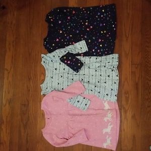 24 months bundle of long sleeve jumping beans dresses